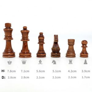 Jeu d'échecs professionnel international, plateau de jeu de conception classique, jeu de stratégie pour la compétition et l'entraînement - Product Image 2