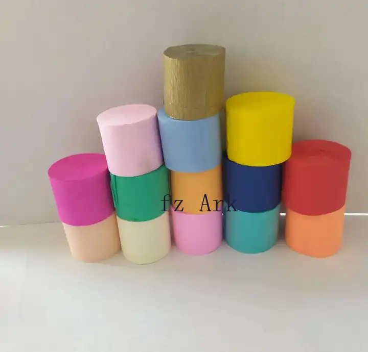 Party Crepe Paper Streamers Roll Festival Party Decor Serpentine Streamers  - China Paper Streamer and Party Streamer price