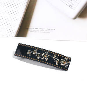 Acetato di cellulosa barrette della clip di capelli con il fiore dei capelli delle donne accessorio di moda popolare clip di capelli francese barrette <span class=keywords><strong>per</strong></span> le <span class=keywords><strong>bambine</strong></span> - Product Image 1