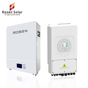 Système de batterie au lithium hybride Rosen 30kw 40kw 50kw Kit complet de système d'énergie solaire 10kw 15kw 20kw - Product Image 4
