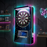 Machine à fléchettes électronique murale MINI-S6, qualité commerciale, jeu de fléchettes d'arcade, garantie 1 an, langue anglaise, pour bar/club