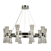 Lustre d'intérieur moderne nordique. Lustre électronique minimaliste créatif. Plafonnier LED pour salon et salle à manger
