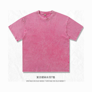 Camiseta de Algodón Personalizada, Cuello Redondo, Manga Corta, Color Sólido Gris Hierro, Ropa Informal - Product Image 4