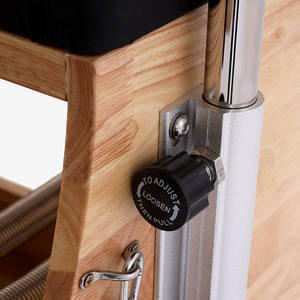 Chaise de <span class=keywords><strong>Pilates</strong></span> en chêne de qualité supérieure, équipement portable de qualité commerciale pour studio de <span class=keywords><strong>Pilates</strong></span> et salle de sport - Product Image 5