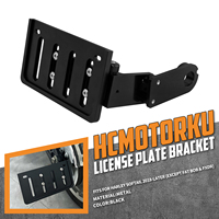 Support de plaque d'immatriculation de moto, support latéral pour Harley Softail Street Bob Fat Boy Breakout Heritage Low Rider S 2018-up