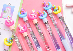 Stylo gel Kawaii JPS ODM, couleur rose - Product Image 2