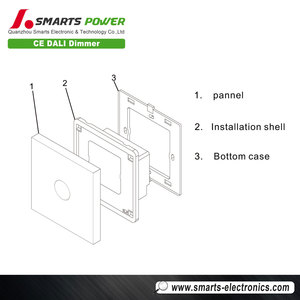 Công Tắc Điều Chỉnh Độ Sáng Thông Minh <span class=keywords><strong>Led</strong></span> Xoay <span class=keywords><strong>240V</strong></span> Dali Được Liệt Kê CE Cho Đèn <span class=keywords><strong>Led</strong></span> - Product Image 5