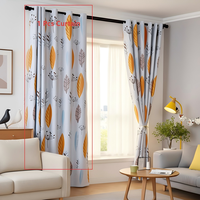 Fabricant Amity Vente en gros Rideaux occultants pour fenêtres géométriques Nordic INS Simplicity Print Home Decoration Grommet Curtains