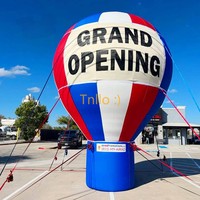 Ballon publicitaire géant gonflable pour l'extérieur, ballon à air chaud pour toit et exposition