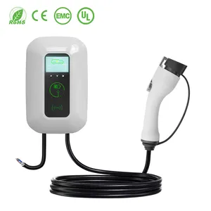E-mingze Charging Station Fast Ev Charging Charger Ac 7kw 32a Wallbox For Home Wallbox Electric Car Charging Station