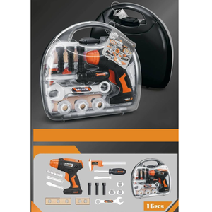 Juego de <span class=keywords><strong>Herramientas</strong></span> de Simulación, Juguetes de Construcción, <span class=keywords><strong>Herramientas</strong></span> de Trabajo, Taladro Eléctrico Educativo, Juego de Imitación, Herramienta de Bricolaje, Juguete para Niños - Product Image 3