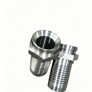 Raccord de tuyau hydraulique Luteng en acier inoxydable, filetage interne, connecteur droit et coudé - Product Image 1