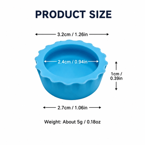 Bouchons de bouteille de bière en silicone réutilisables, couvercles d'étanchéité pour bouteilles de boissons, bouchons de bouteille de soda anti-fuite pour une conservation optimale - Product Image 2