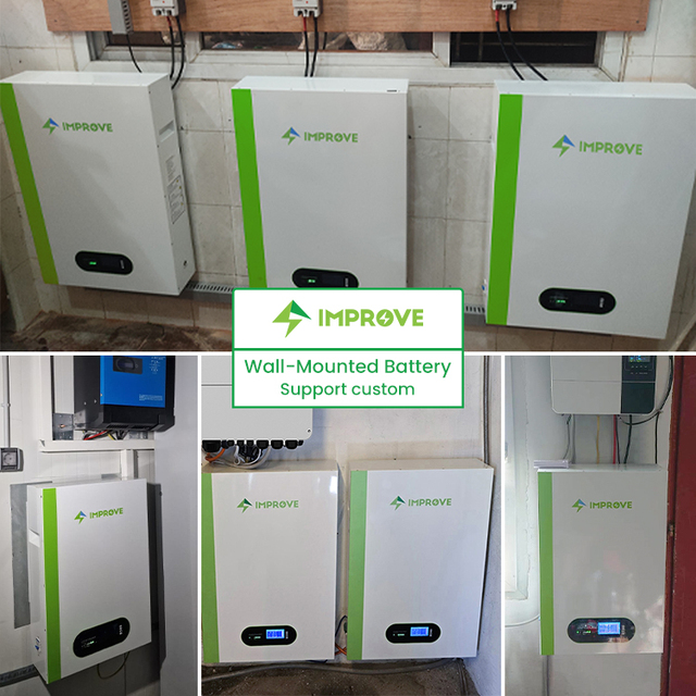 51.2V 100Ah 200Ah Power Wall Mounted Battery 5kWh 10kWh 15kWh 20kWh LiFePO4 Battery 48V for Solar Energy Storage