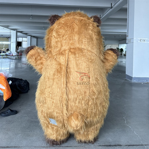<span class=keywords><strong>Célèbre</strong></span> Ne Zha Dessin Animé Film Personnages Capybara Mascotte Costume 2m Gonflable Animal Capibara Hamster Mascottes Costumes pour Adultes - Product Image 4
