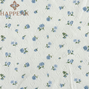 Vải dệt kim cotton mềm mại HAPPEAK, họa tiết hoa hồng vintage, kiểu dáng ren, in hoa, chất liệu jersey dành cho quần áo trẻ em và đồ ngủ - Product Image 6
