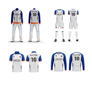 Set di Maglie Sportive Tuta da Allenamento <span class=keywords><strong>Calcio</strong></span> con Giacca e Pantaloni Traspirante ad Asciugatura Rapida - Product Image 4