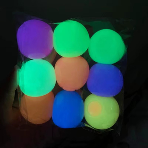 <b>Luminous</b> Sticky <b>Ball</b> Sensory Toy Wall/Ceiling Throw Catch Stress Relief Fidget <b>Ball</b> for Girls & Boys Teens Adults Wholesale - Product Image 3