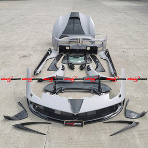 Parachoques Delanteros/Traseros, Capós, Faldones Laterales y Guardabarros de Fibra de Carbono y FRP para <span class=keywords><strong>488</strong></span> GTB/Spider, Estilo Superior, Nuevo, Ensamblaje con Tornillos, Increíble - Product Image 6
