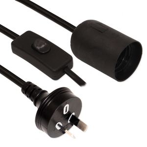E27 Bóng Đèn Bóng Đèn Ổ Cắm Úc AC Cắm Dây Điện <span class=keywords><strong>Adapter</strong></span> Với Off On Chuyển Đổi - Product Image 6
