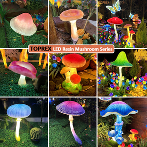 Adorno de cuento de hadas De Seta LED de resina, iluminación impermeable para césped, antipolvo, escultura decorativa duradera para fiesta de boda y jardín - Product Image 3