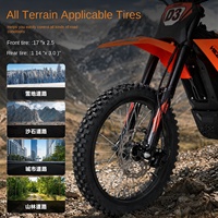 Bicicleta eléctrica todoterreno HEZZO D3, 3 velocidades, motor de buje delantero de 60V 3500W sin escobillas, bicicleta de carreras con batería de litio.