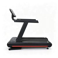 Nouveau tapis roulant électrique commercial SP, moteur 2,45 CV, capacité 300 kg, courroie large inclinable, absorption des chocs, moniteur de fréquence cardiaque
