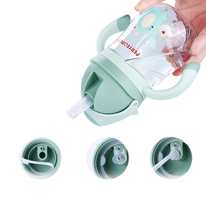 Vaso con Pajita Antiderrames, Botella de Agua con Asa y Correa, Vasos de Entrenamiento con Pajita para Bebés - Product Image 4