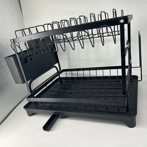 <span class=keywords><strong>Escurridor</strong></span> de <span class=keywords><strong>Platos</strong></span> de 2 Niveles con Bandeja de Drenaje, Directo de Fábrica, para Encimera de Cocina, Venta al Por Mayor OEM/ODM - Product Image 2