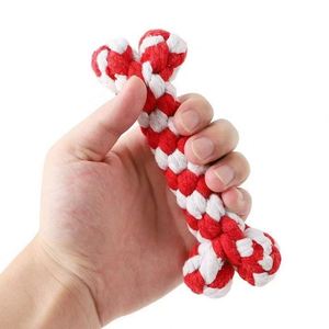 Juguetes de cuerda de algodón de lujo de fábrica, gran oferta, juguetes interactivos industriales con forma de hueso para perros, venta al por mayor de juguetes de modelado para mascotas. - Product Image 3