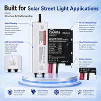 Contrôleur de charge solaire professionnel AC/DC avec MPPT AC-24160-2.4G 24V 160W 15A pour l'éclairage public