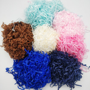 Nhà máy trực tiếp Crinkle cắt Raffia shredded giấy giá rẻ Confetti đóng gói phụ và quà tặng phụ Raffia giấy & bìa - Product Image 4