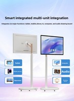 Pantalla Inteligente Móvil Personalizada de Fábrica, con Altura Ajustable, Pantalla Táctil, Sistema Android, Carcasa Personalizada para Uso Familiar
