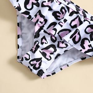 Maillot de bain tankini sexy à manches longues pour femmes, imprimé léopard et à carreaux, nouvelle collection 2024, ensemble bikini 2 pièces push-up - Product Image 4