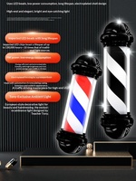 Lampe LED Cylindrique Murale Extérieure Étanche à Haute Luminosité Rotative pour Salon de Coiffure et Barbier - Modèle M. Zhou