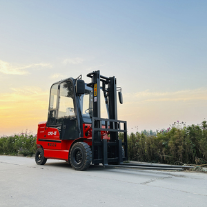 कैब इलेक्ट्रिक फोर्कलिफ्ट के साथ लक्जरी छोटे इलेक्ट्रिक फोर्कलिफ्ट 4x4x4 लिफ्टिंग ट्रक की कीमत - Product Image 2