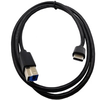 1m USB 3.0 USB C mâle vers USB 3.0 B mâle câble d'imprimante Compatible pour Canon HP
