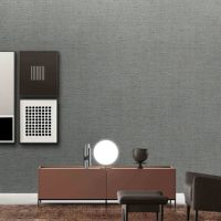 Papier peint pour hôtel, texture lin, classe A ASTM E84, 54 pouces, revêtement mural en PVC, vinyle sur toile