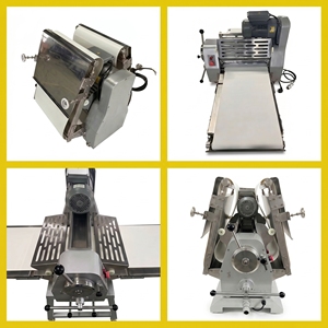 Machine à laminer <span class=keywords><strong>la</strong></span> pâte industrielle à rouleaux de 1 à 35 mm avec laminoir commercial <span class=keywords><strong>pour</strong></span> <span class=keywords><strong>la</strong></span> préparation de pâtisseries et de pizzas - Product Image 2