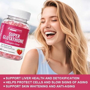 Private Label Super Glutathion Collageen Huidverzorgingssupplement Glow Gummies Snoep Voor Huidverhelderende Schoonheid - Product Image 2