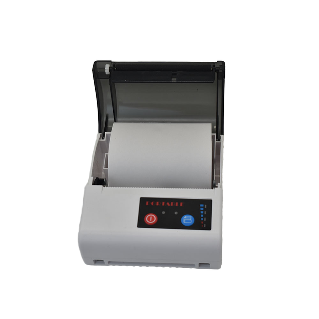 3Inch Selfadhesive Mobile Printer Mobile Sticker Printer 80mm Mini Portable Thermal Label Printer with USB+Bluetooth