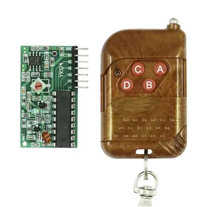 4 way wireless remote control kit M4 inching transmitting and receiving module remote controller self-locking interlock