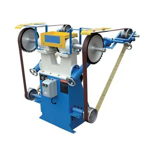 high-quality safety manual sanding belt metal grinding and polishing machine for metal casting parts