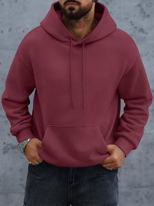 Sweat à capuche surdimensionné en coton 500 g/m² avec logo personnalisé, sweat à capuche et sweat-shirts de haute qualité, épais et embossés pour hommes - Product Image 4