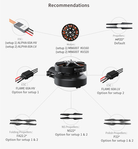 Système de propulsion pour drone industriel Ligpower 6007II-X, moteur de drone avec ESC FOC et hélice, moteur de drone industriel 6007II-X - Product Image 4