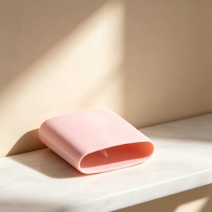Contenitore ovale a torsione per <span class=keywords><strong>deodorante</strong></span> stick, in plastica rosa, per balsamo profumato solido - Product Image 4