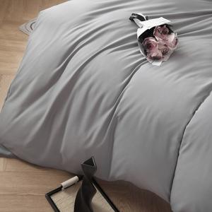 Fabrieksprijs Grijs Plat Laken Full Size Warm En Dik Dekbedovertrek Set Hotelero Fabriek Uit China - Product Image 4