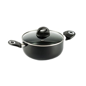 Cao Tây Ban Nha Chất Lượng Thương Mại Lớn 20Cm Đường Kính Thương Mại Bền Sâu Nhôm Nồi Cho Nấu Ăn - Product Image 1