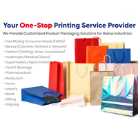 Sac de papier cadeau commercial de luxe personnalisé OEM avec impression de timbres couleur or couleur logo unique
