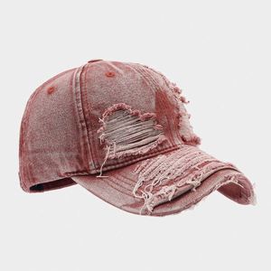 Fashion Washed Cotton Faded Soft Top Baseball Cap Dad <b>Hats</b> Worn Out Denim Solid Color Furred Men Women Distressed Dad <b>Hat</b> - Product Image 5